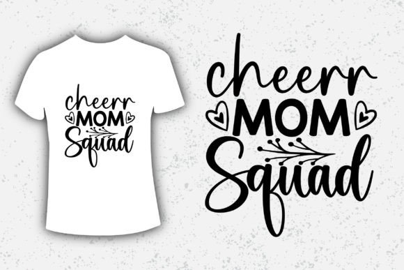 Cheerr Mom Squad: A Typography Design for Bold Branding