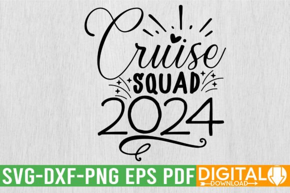 Cruise Squad 2024 SVG Design: Your New Go-To for Bold Branding
