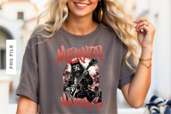 Meowtal Cat Matters T-shirt Design: A Purrfectly Versatile Asset