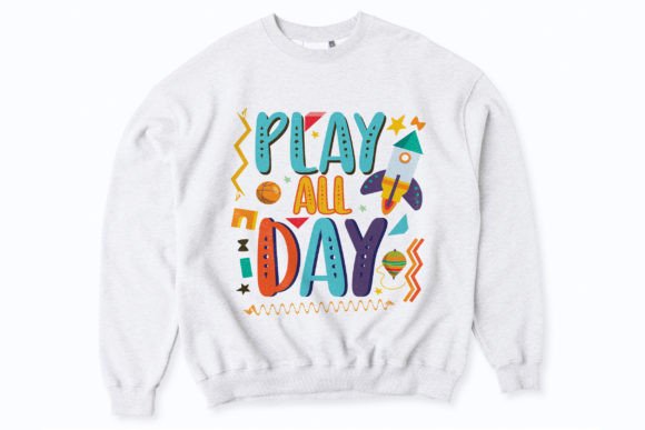 Play All Day Stylish T Shirt Design: Your New Creative Asset