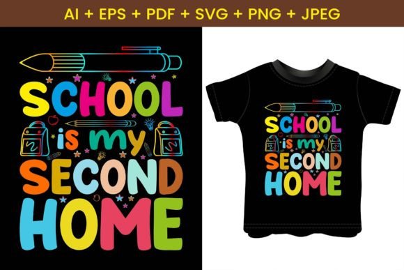 School is My Second Home: A Vibrant Design for Student Pride