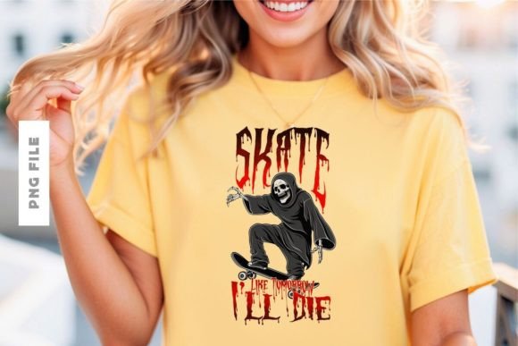 Skate Like Tomorrow I'll Die: A Design That Captures the Grind