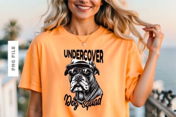 Unleash Your Brand: The Undercover Dog Squad T-shirt Design