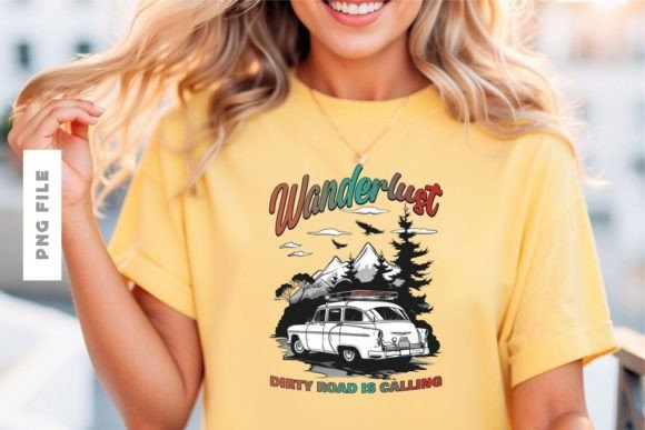Wanderlust T-shirt Design: A Premium Asset for Your Brand